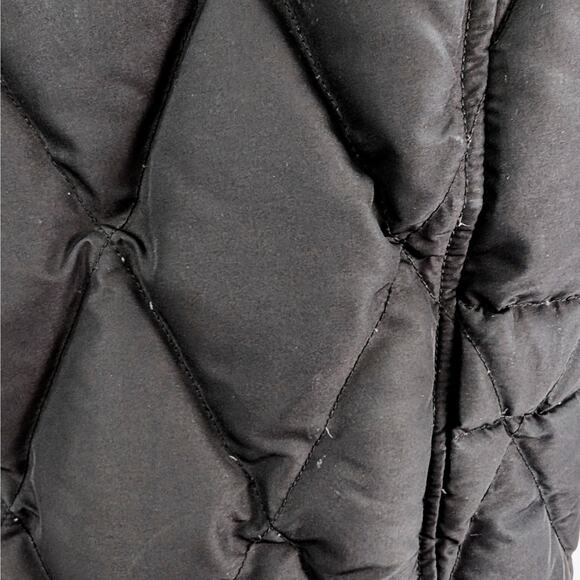 Eddie Bauer Goose Down Insulated Quilted Puffer Vest Cabincore Gorp Black Small - Picture 14 of 14